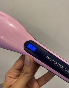 New Fast Hair Straightener Brush Comb