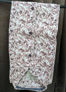 Men's Printed Button-Down Shirt