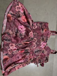 Beautiful Floral Print Gown