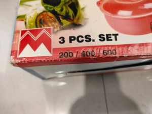New Microwave Mini Set Of 3