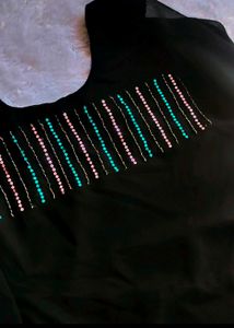Black Embellished Kurti