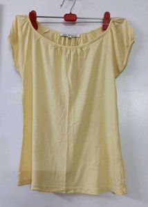 Miss Bennett Scoop Neck Cap-Sleeve Top