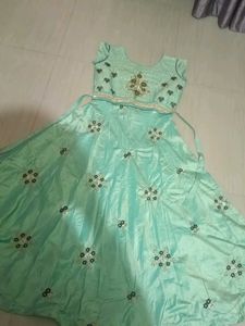 silk ethnic gown