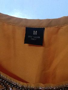 Bright Yellow Embellished Kurta