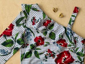 Floral Print One-Shoulder Dress