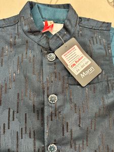 Boys Festive Kurta With Jacket