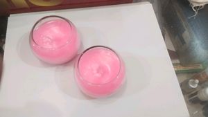 Beautiful Pink Scented Candles