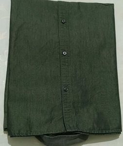 Classic Dark Green Men's Shirt