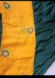 Yellow &amp; Green Lehenga Choli Set rajputi poshak