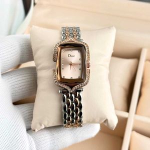 _DIOR WATCH_*  Fancy Diamond Case Model For Ladies