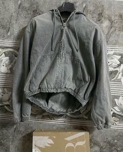 ZARA WASHED HOODED JACKET