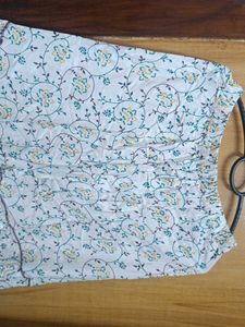 Embroidered Kurta with flared palazzo