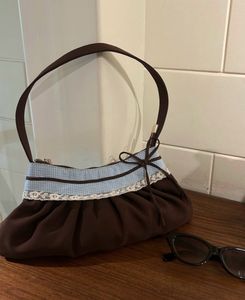 Nefs finds Cute Brown &amp; Blue Gingham Bag
