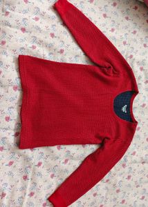 Self striped thermal set