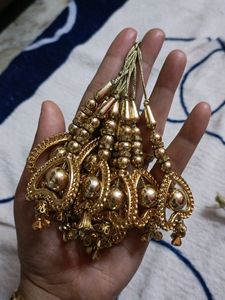 Latkan, 5 Pear Golden &amp; 3 Per Mehroon
