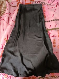 Satin Midi Skirt