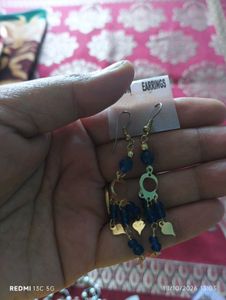Sparkling Orange Fashion Earrings