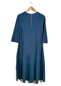 Navy Blue Striped Dress (Women)