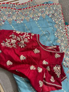 new saree with blouse