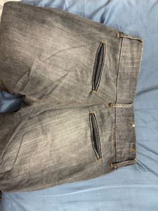 Women's Grey Washed low waist Jeans