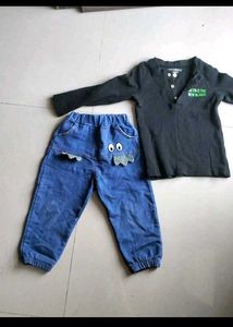 pantaloons top and hopscotch  pants ( upto 2 years
