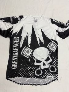GRENZGAENGER Skull & Pistons T-Shirt