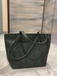 Stylish Dark Green Tote Bag