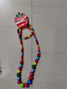 Colorful Beaded Necklace &amp; Earring Set