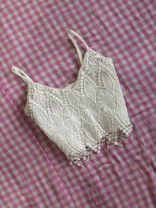 Boho Lace Crop Top