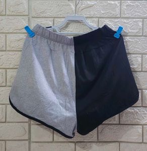 SHEIN Curve 0XL Colorblock Shorts