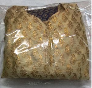 Girl frock Vibrant 🇬🇧Yellow &amp; Blue Cutwork