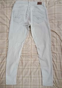 Light Blue Distressed Jeans