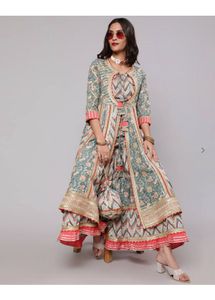 Elegant Kurta Set & Dupatta wine color available