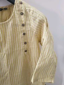 Stylish Yellow  Kurta