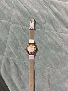 Cute Pink &amp; White Watch