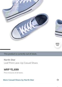 Bata Northstar Blue Casual Shoes