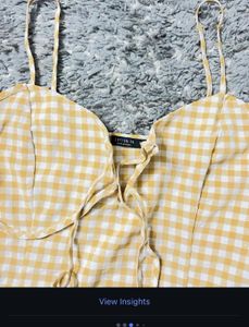 Yellow Gingham Dress