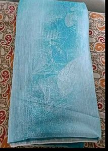 Bohemian Scarf with Leaf Print