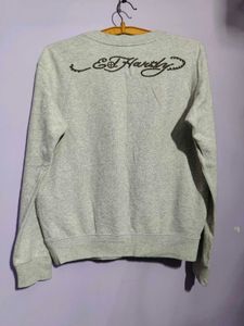 Ed Hardy grey Graphic Sweatshirt