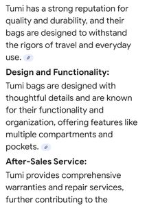 TUMI Pouch With Complete Accessories