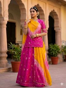 Rajputani suit 4 pieceBeautiful Pink
