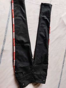 Elegent Black Jeans & grey
