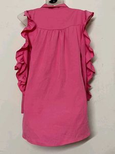 Pinterest Pink Cold Shoulder Ruched Dress