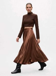 brand new satin skirt