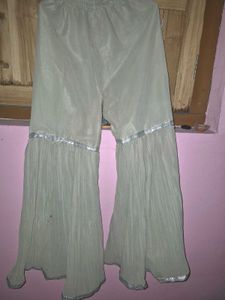 Embroidered Grey sharara