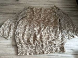 Paisley Print Women's Tunic Top