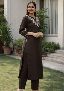 Kashmiri Style embroidered co-ord sets
