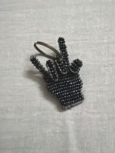 handmade Beaded Hand Keychain