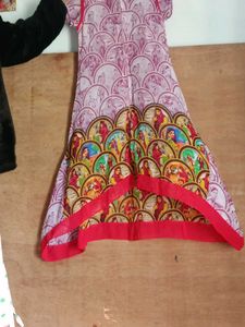 Printed Women's Ethnic Gown