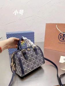Tory Burch Monogrammed Barrel Bag